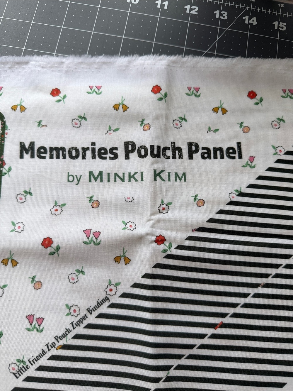 New….Memories Pouch Panel by Minki Kim/Riley Blake